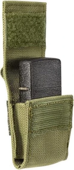 Zippo Tactical Molle Pouch / Hoes En Black Crackle Benzine Aansteker Geschenk Set OD Green -Barbecue Serie Winkel 521x1200