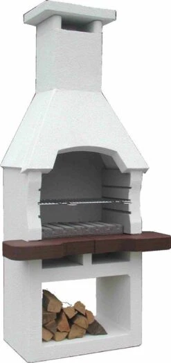 Integard Tuinhaard Houtskoolbarbecue Beton Nr. 9 -Barbecue Serie Winkel 566x1200