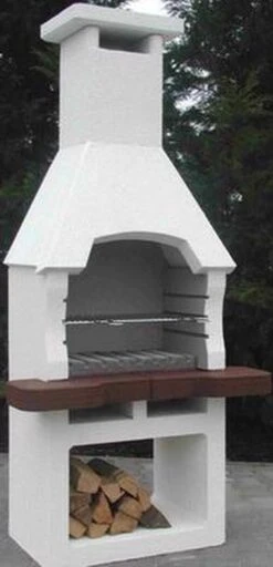 Integard Tuinhaard Houtskoolbarbecue Beton Nr. 9 -Barbecue Serie Winkel 579x1200