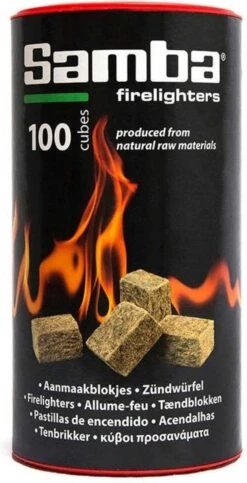 Samba Bruine Aanmaakblokjes Openhaard - 600 Stuks In Kokers - Omdoos 5 Samba Bruine Aanmaakblokjes Openhaard - 600 Stuks In Kokers - Omdoos -Barbecue Serie Winkel 614x1200 2