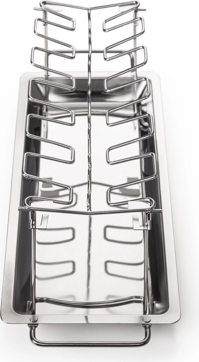 Blumtal BBQ Rek - Robuuste Roestvrijstalen Kippenpoot Rek - Voor 12 Poten - Kippengrillstandaard - Vaatwasmachinebestendig 2 Blumtal BBQ Rek - Robuuste Roestvrijstalen Kippenpoot Rek - Voor 12 Poten - Kippengrillstandaard - Vaatwasmachinebestendig - Afbeelding 2