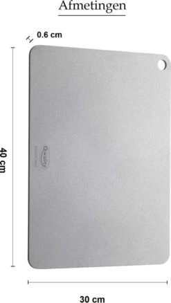 Pizzasteen Van Staal – Pizza Steen - Pizza En Brood Bakken - 40 X 30 X 0,6 Cm - Cadeau Voor Man - Kitchen Steel By Qwality -Barbecue Serie Winkel 677x1200 1