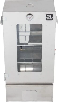 2-L Home & Garden XL Rookoven - RVS - 80x40x28 Cm - 3 Etages -Barbecue Serie Winkel 680x1200