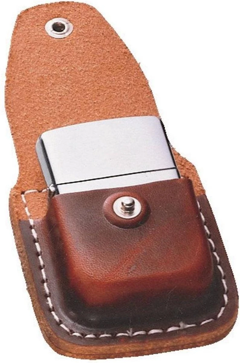 Zippo Pouch Brown With Clip 4 Zippo Pouch Brown With Clip - Afbeelding 4