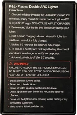 K&L Elektrische Plasma Aansteker - Vuurwerk - USB Oplaadbaar - Storm Bestendig -Barbecue Serie Winkel 808x1200 3