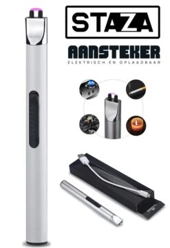 Staza Oplaadbare Lange Elektrische Aansteker - Duurzame Plasma Aansteker - Inclusief Cadeauverpakking - BBQ - Kaarsen 8 Staza Oplaadbare Lange Elektrische Aansteker - Duurzame Plasma Aansteker - Inclusief Cadeauverpakking - BBQ - Kaarsen -Barbecue Serie Winkel 824x1200 2