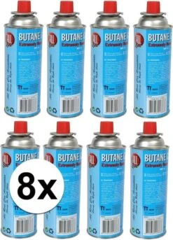 8x Kookstel Gasflessen Butaan Gas - 8 Stuks A 227 Gram - Gasbus Navulling