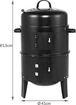 Merkloos Monzana Barbecue-ROKER-Grill-Oven -Barbecue Serie Winkel 867x1200