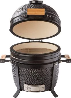 Patton Kamado 15" - Tafel Model - Keramische Barbecue - Premium Black - Medium - Compleet - Mat Zwart 10 Patton Kamado 15" - Tafel Model - Keramische Barbecue - Premium Black - Medium - Compleet - Mat Zwart -Barbecue Serie Winkel 873x1200