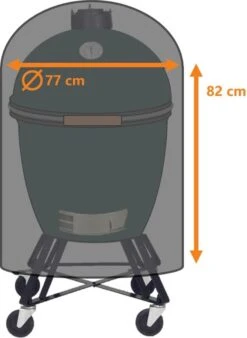 Luxe Waterdichte Ronde BBQ Hoes - 84 Cm X 77 Cm - Barbecue Beschermhoes - BBQ Accessoires - Geschikt Voor O.a. Kamado, Big Green Egg, Grill Guru, The Bastard, Patton, Weber -Barbecue Serie Winkel 878x1200 2
