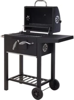 Vaggan Luxe Houtskool Barbecue - Grilloppervlak (LxB) 44 X 32 Cm - Staal - Matzwart -Barbecue Serie Winkel 896x1200