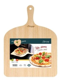 ETNA Pizza Set - Grote Pizzasteen & GRATIS Pizzaschep - 30 Cm X 38 Cm - Echt Italiaanse Pizzasteen - Broodbaksteen - BBQ Pizzasteen - Gemaakt Van Lavasteen Uit De Etna - Non-stick - Eppicotispai -Barbecue Serie Winkel 901x1200
