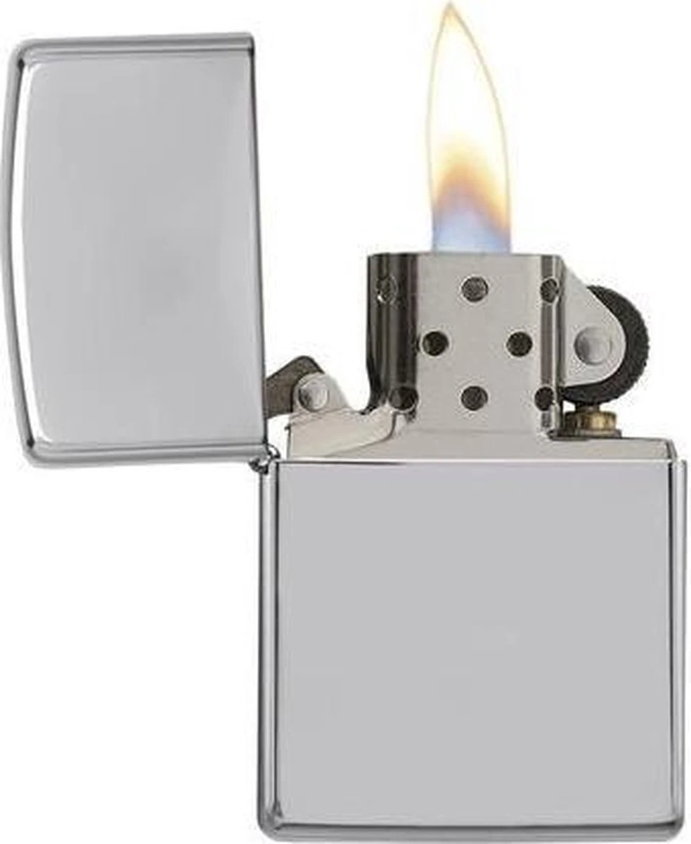 Zippo Lighter Polished Chrome 5 Zippo Lighter Polished Chrome - Afbeelding 5