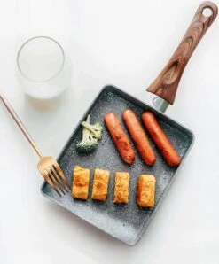 Zaigon All In 1 Pan - Inductie + Vaatwasmachinebestendig - Kleine Pan - Omeletpan - Tamagoyaki Pan - Tamago Pan - Vierkante Pan - Sushi Pan - Vierkante Pan -Barbecue Serie Winkel 994x1200